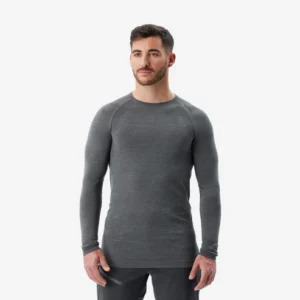 Simond Men's Alpinism Seamless Wool Long-Sleeve Shirt